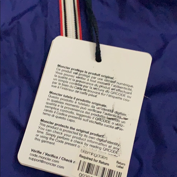 come vedere se un moncler è originale